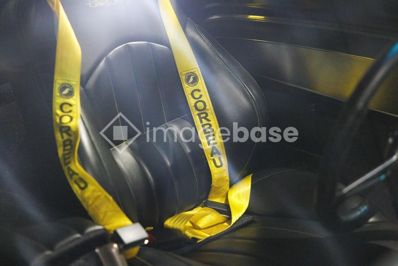 Racing Car Seat with Harness