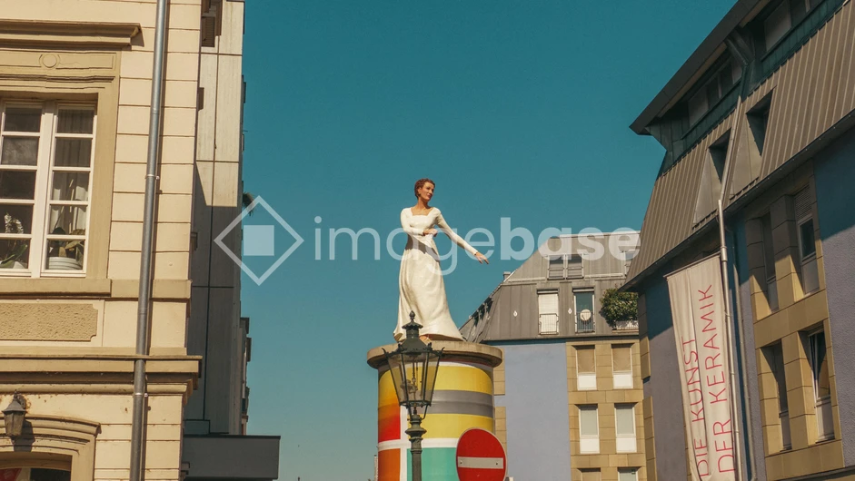 Modern Art in Urban Setting