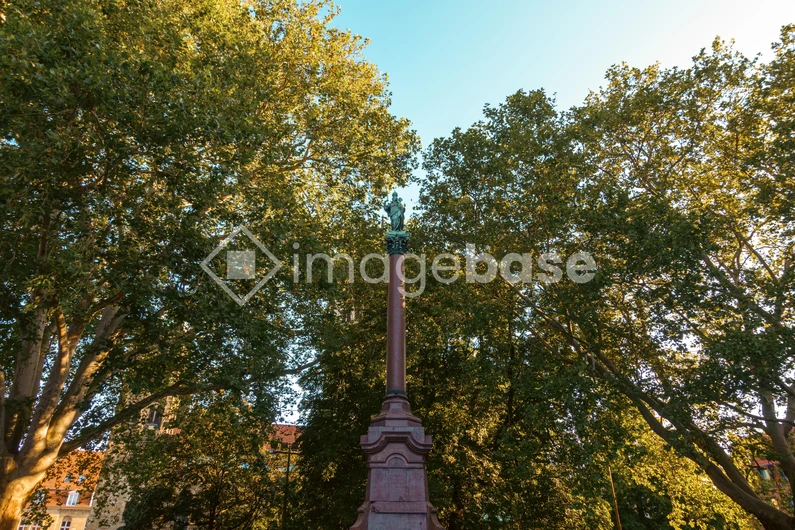 Monument Among Trees