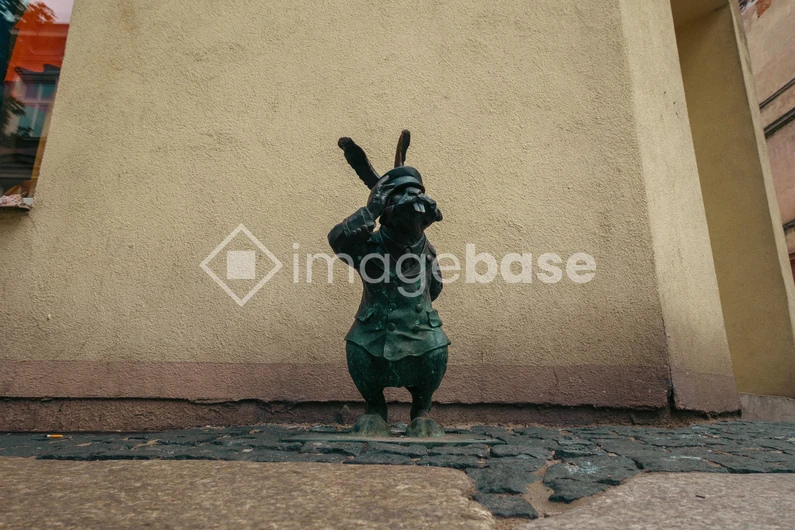 Quirky Bronze Statue