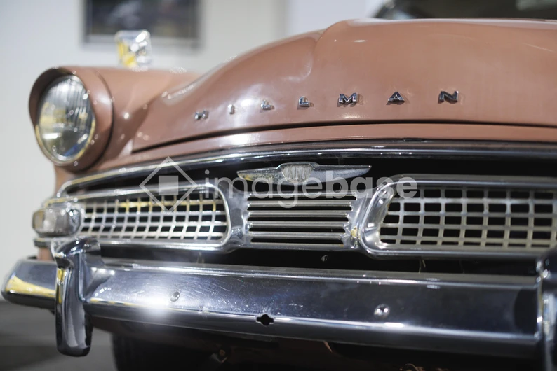 Vintage Car Front View