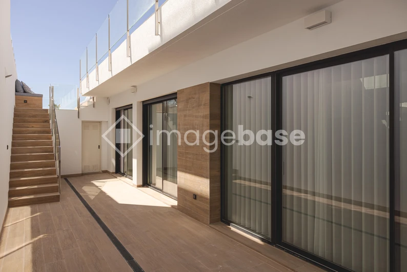Modern Architecture Courtyard