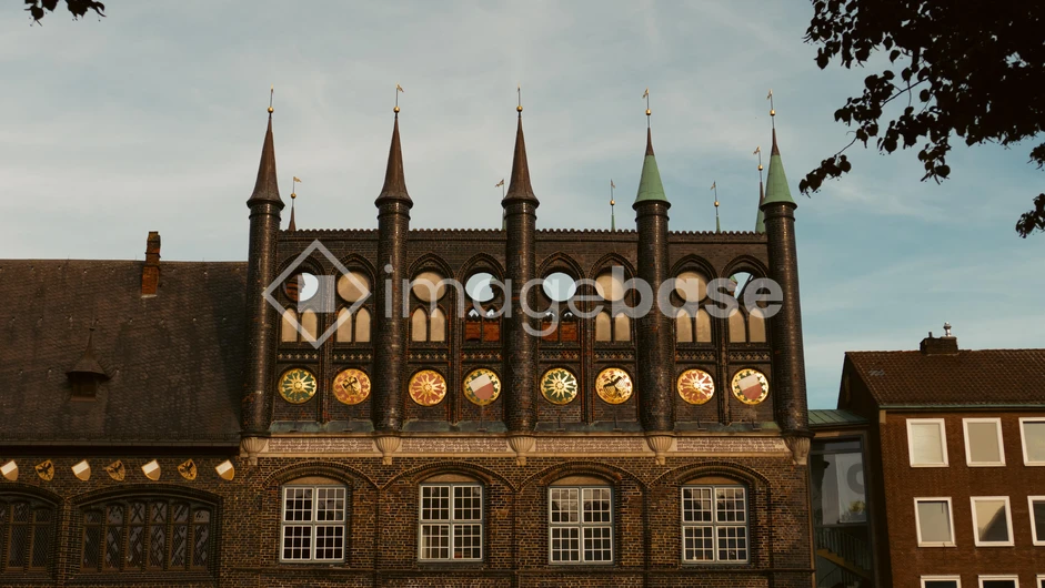 Historic Architecture with Clocks
