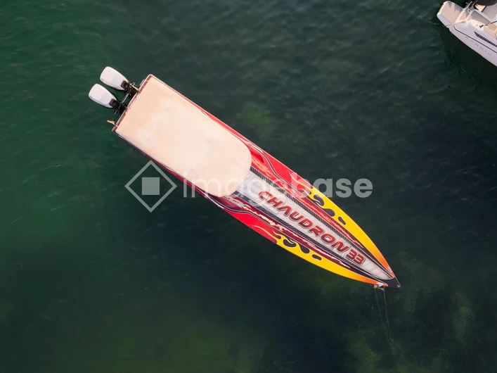Speedboat on Clear Waters
