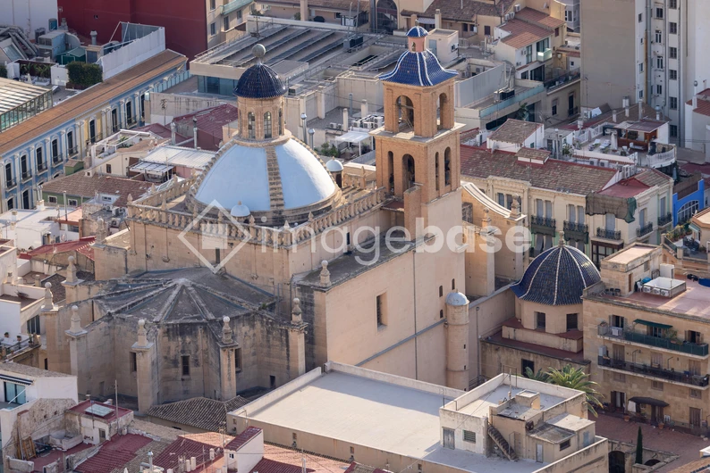 Aerial View of Historic Architecture