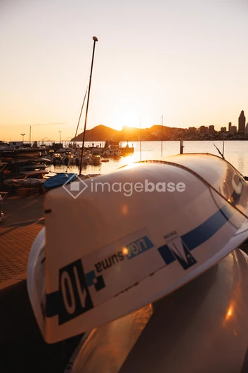 Sunset Over Marina