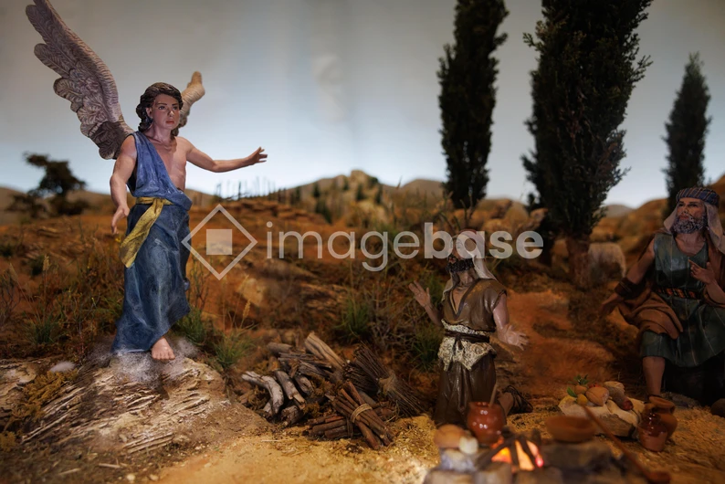 Biblical Nativity Scene
