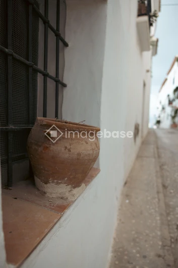 Rustic Pot on Street