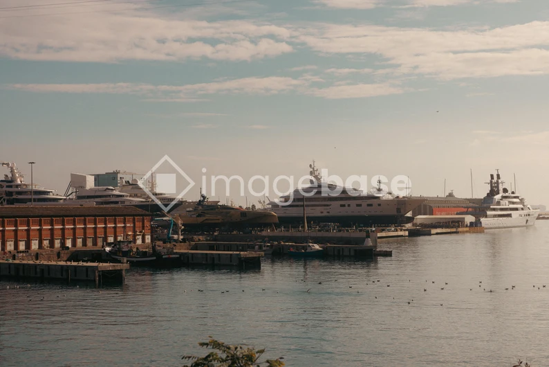 Marina with Yachts