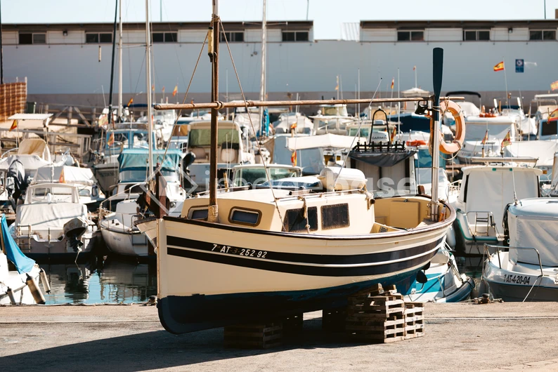 Harbor Boats at Rest