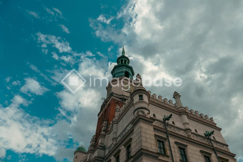 Historic Tower Against Cloudy Sky