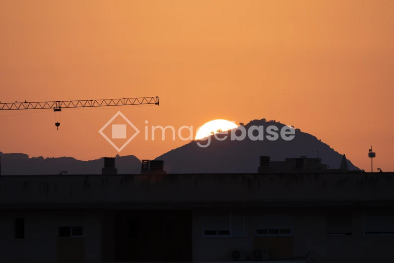 Sunset Over the Mountain