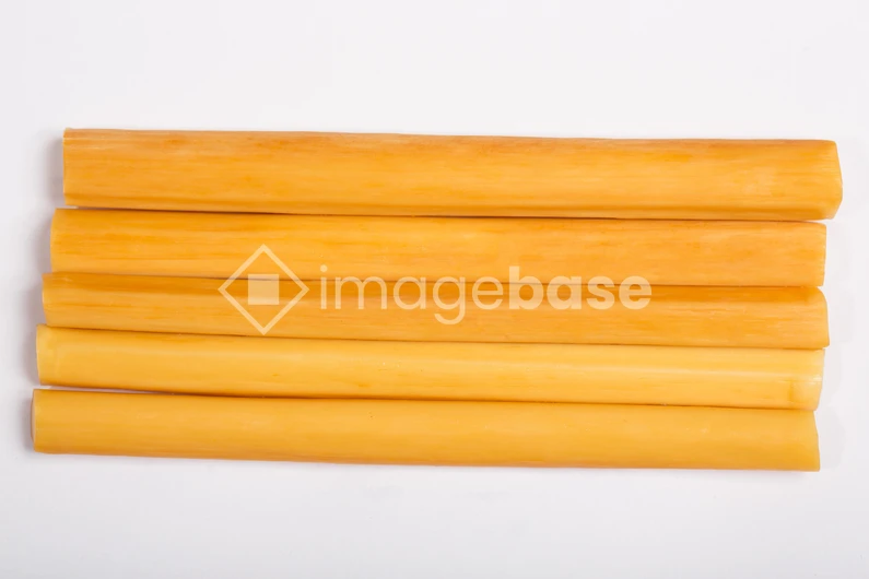 Stack of Cheese Snack Sticks