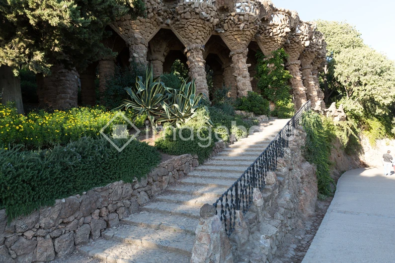 Stone Archway in Park