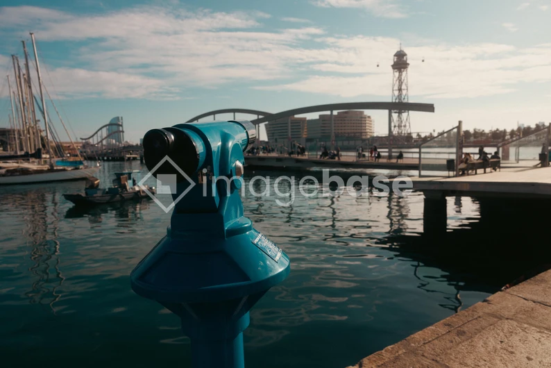Harbor View with Telescope