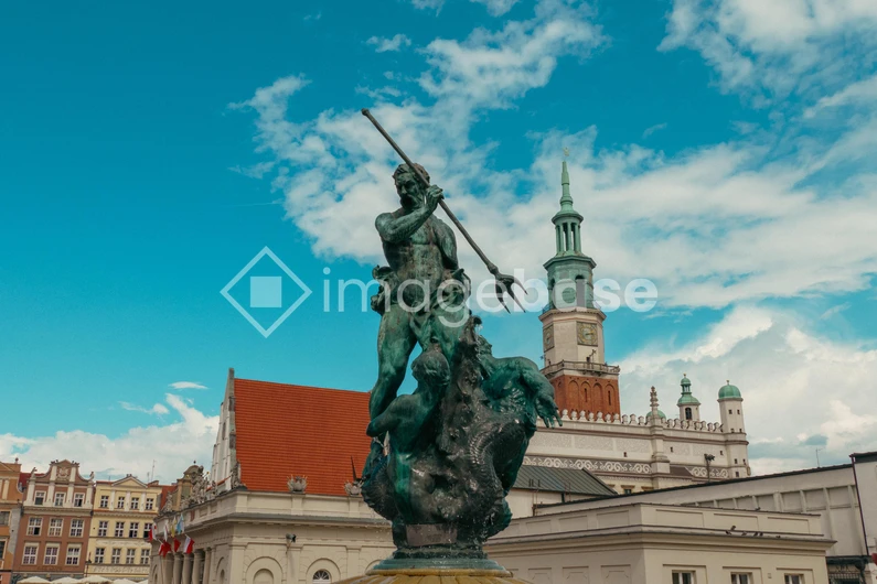 Historic Statue and Architecture