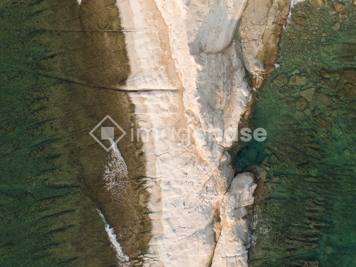 Coastal Cliff and Sea