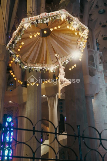 Intricate Interior Art Installation