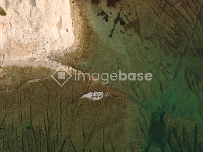 Aerial View of Coastal Waters