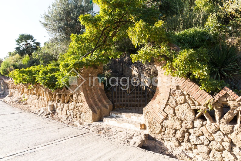 Rustic Stone Entrance