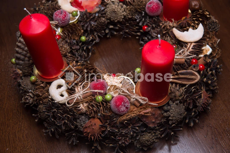 Festive Holiday Wreath