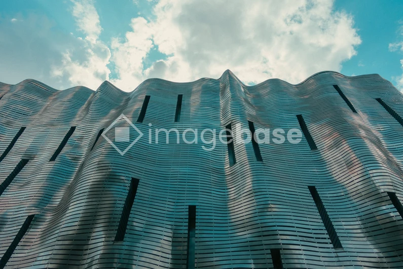 Wavy Architectural Facade