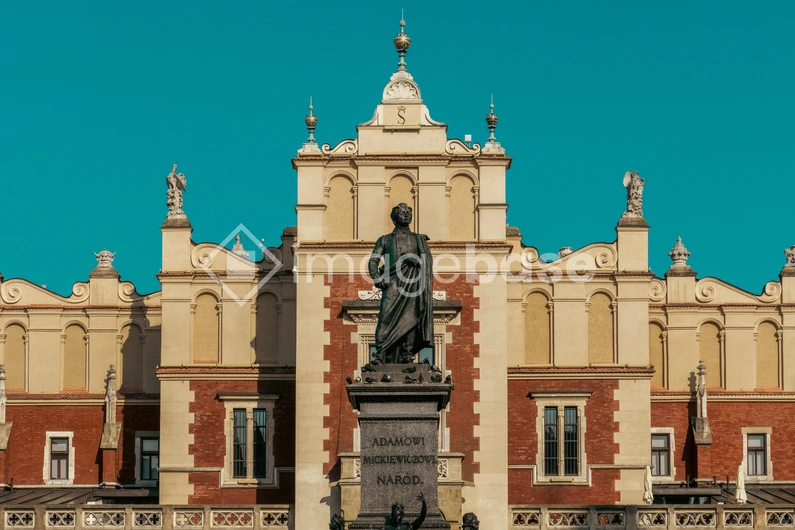 Historic Building with Statue