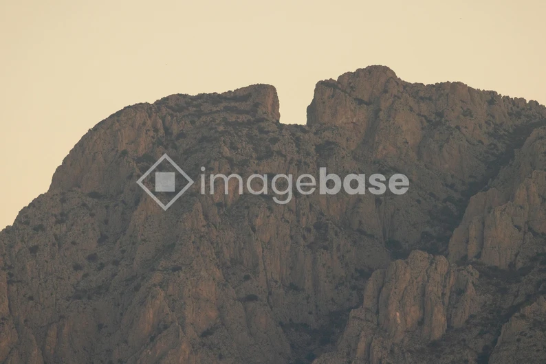 Rocky Mountain Peak at Dusk