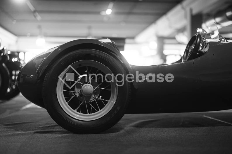 Classic Car in Showroom