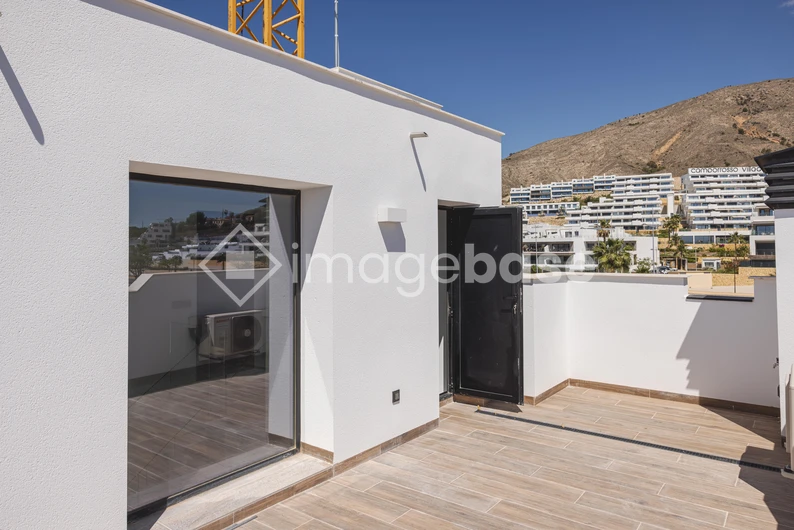 Modern Rooftop with Scenic View
