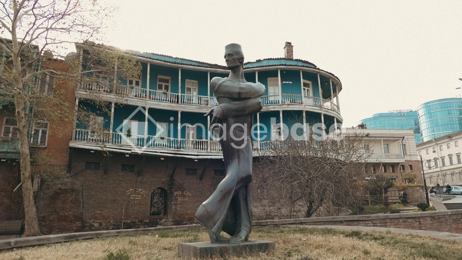 Historic Landmark with Sculpture