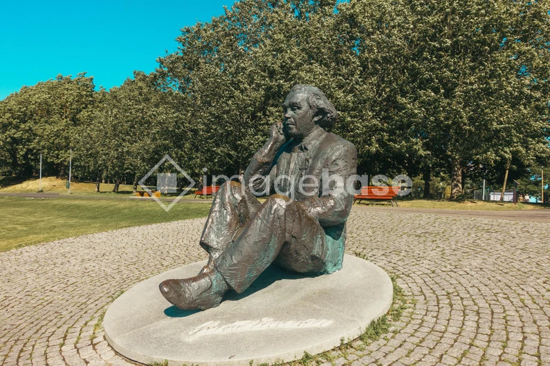 Park Statue Scene