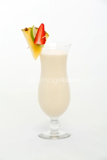 Fruit Garnished Cocktail