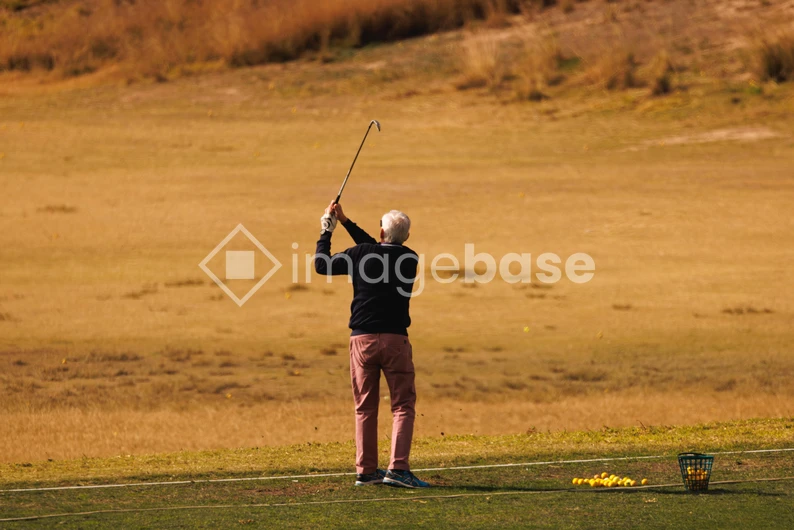 Golf Swing on the Course