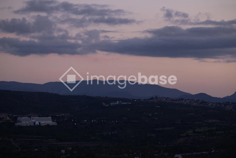Evening Mountain Landscape