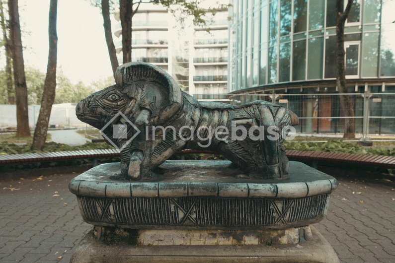 Sculpture in Urban Park