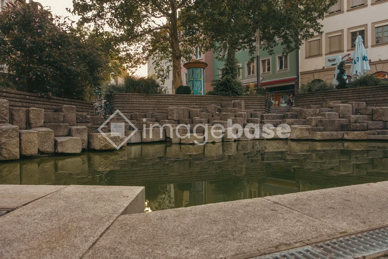 Tranquil Urban Pond