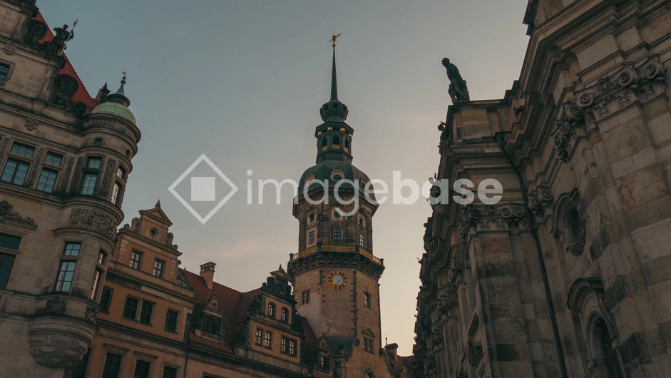 Historic Architecture at Dusk