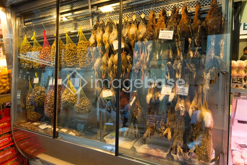 Market Display of Dry Goods