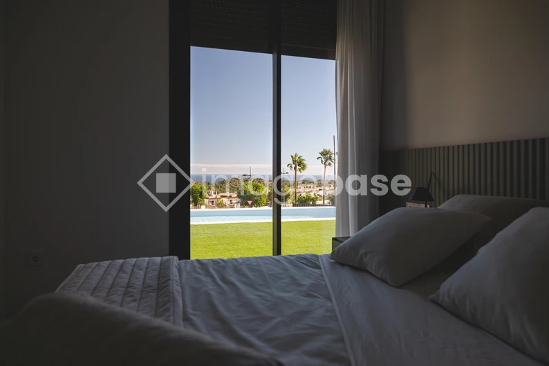 Serene Bedroom View