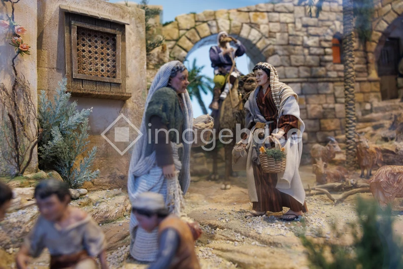Historical Village Diorama