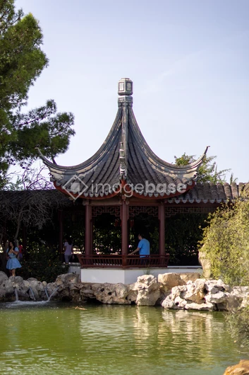 Tranquil Oriental Pavilion