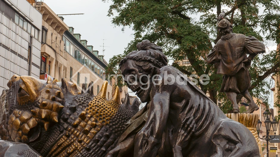 Historic Bronze Sculpture Encounter