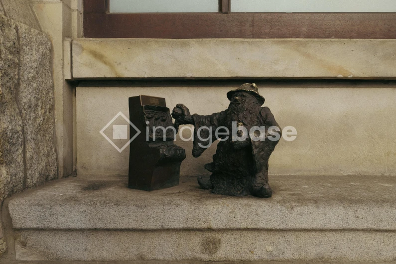 Bronze Dwarf Sculpture