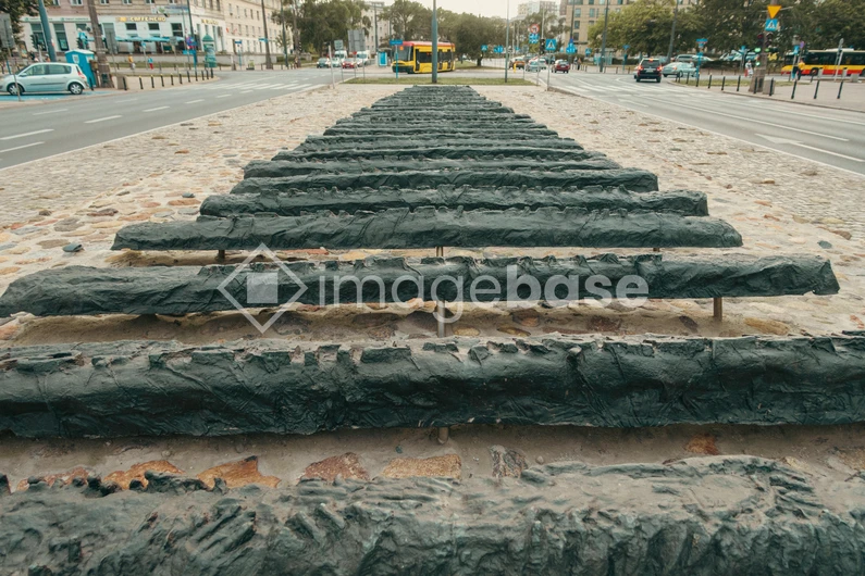Urban Stone Pathway