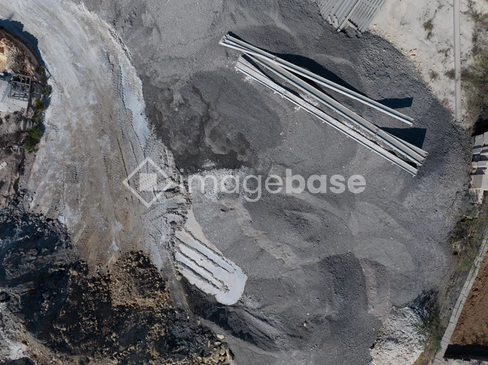 Industrial Landscape Aerial View