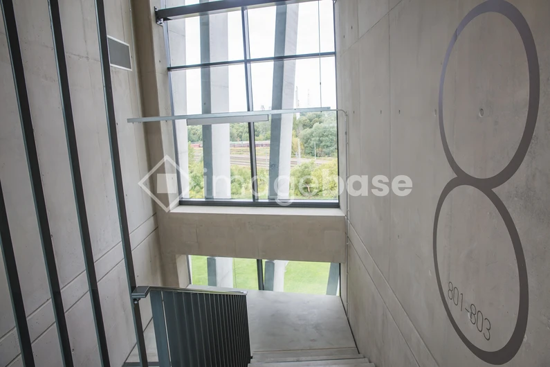 Modern Staircase with View