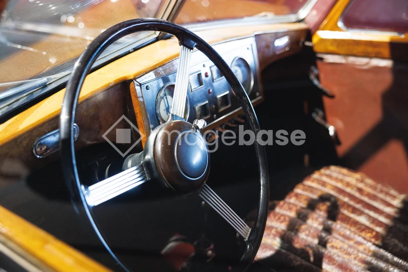 Vintage Car Interior