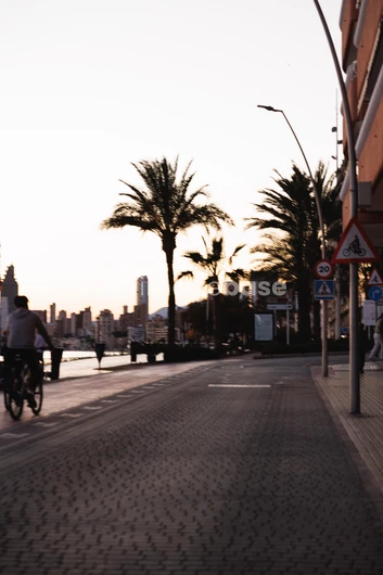 Sunset by the City Waterfront