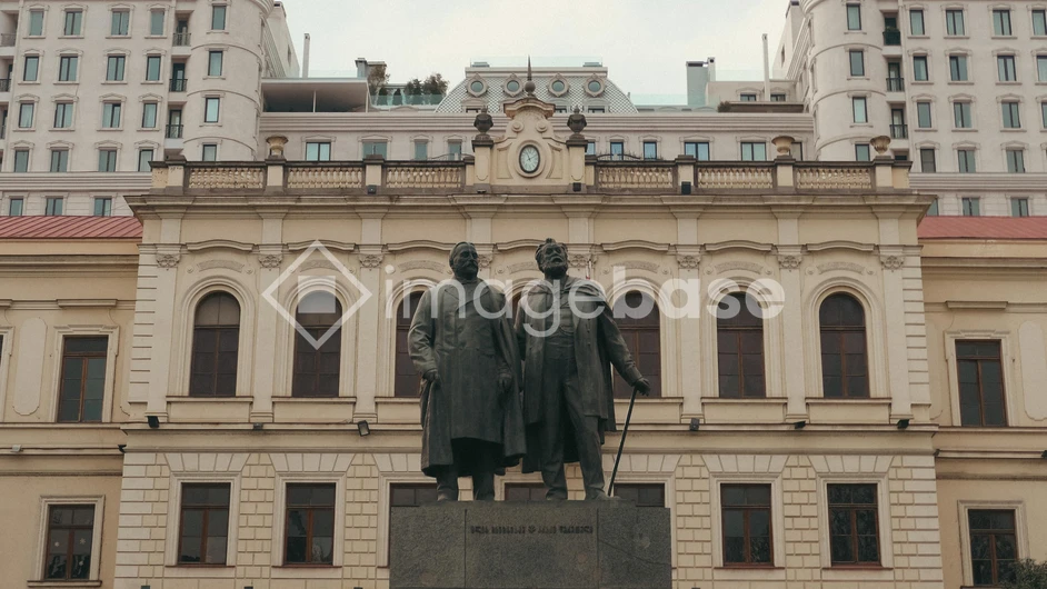 Historical Monument in Urban Setting